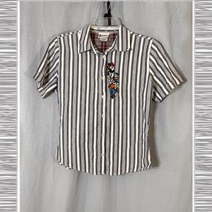 Mickey and Friends button down top.